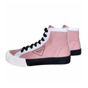 prada pink high tops